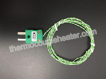 China K datilografa o mini conector macho dos componentes do par termoelétrico para transferência do sinal fornecedor