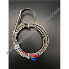 Type K/J Temperature Sensor Thermocouple Pipe Clamp Ring SUS Probe