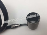 Armored Hot Runner Coil Heaters With J Type Thermocouple And Black Silicone Cable