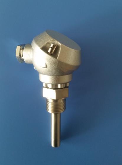2 - luva do fio de Steelbarded da resistência térmica do cobre do sensor de temperatura da RTD da ponta de prova de 25mm