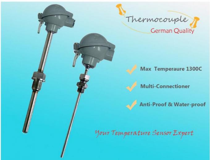 Tipo par termoelétrico de Max Temperature 1300°C K do sensor de temperatura
