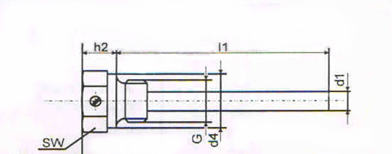 Par termoelétrico de solda Thermowell da linha da flange para a ponta de prova introduzida do sensor de temperatura