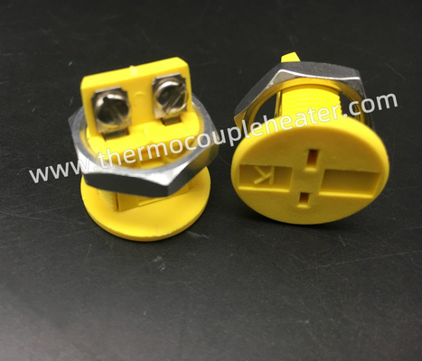 Par termoelétrico redondo de Mini Female Embedded Connector For K do soquete da montagem do painel