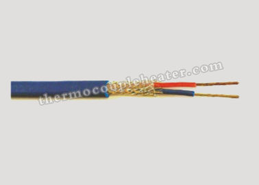 O tipo cabo de compesação de K do par termoelétrico com PVC isolou o revestimento de PVC trançado de aço inoxidável