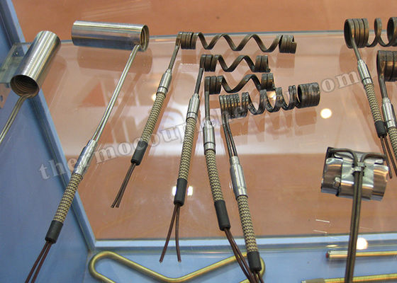 304 316 calefatores de bobina de aço inoxidável, calefator quente do molde do corredor de 4.2x2.2mm com par termoeléctrico