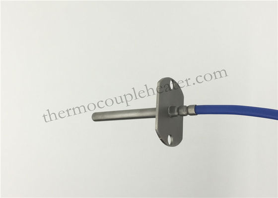 RTD impermeável do sensor de temperatura PT100 com flange de aço inoxidável