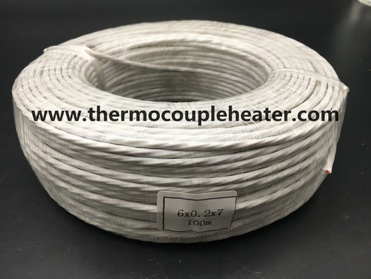 Cabo 6-Wire da RTD PT100 com isolação do PTFE