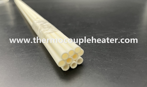 Tubo cerâmico resistente de alta temperatura da proteção do par termoelétrico da alumina Al2O3