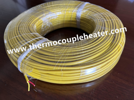 Cable de termocouple Tipo K Isolamento duplo de PVC 20AWG ANSI Cor