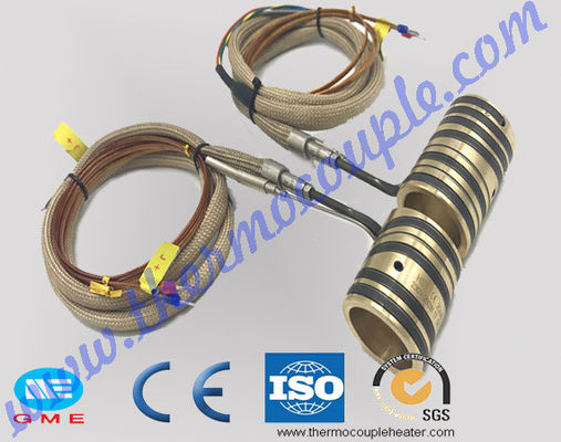 Calefator de resistência elétrica de bronze dos calefatores de bobina do calefator do bocal da tubulação do corredor quente