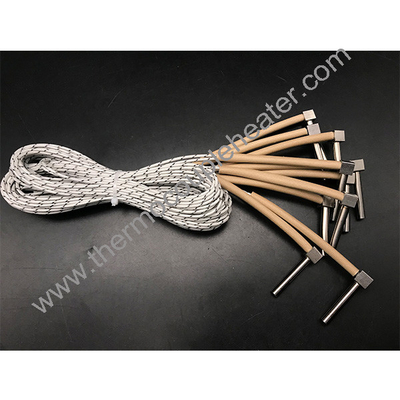 Elementos de aquecimento por cartucho elétrico com tubo metálico flexível