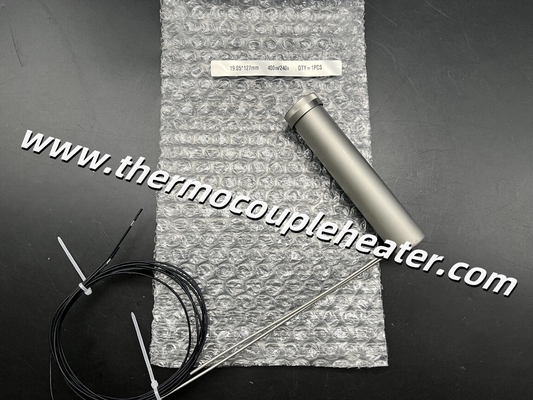 Aquecimento por bocal de aquecedor de bobina microtubular com buracos de bloqueio e termocouple