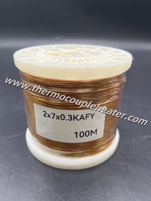 Cable de termocouple KAPTON Isolamento e carcaça Tipo K 20AWG