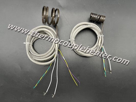 Elementos de aquecimento personalizados para canais quentes para moldagem por injeção industrial.