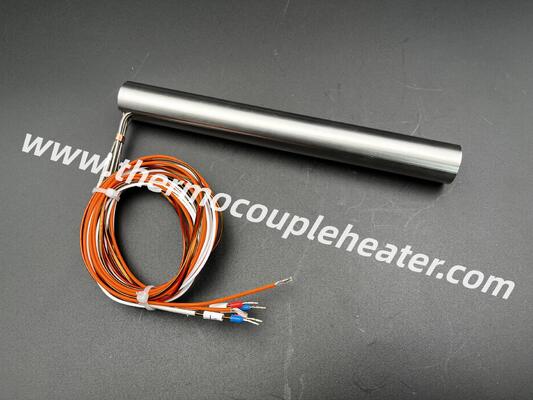 Aquecedores microtubulares com 2 zonas de aquecimento independentes para controlo de temperatura separado