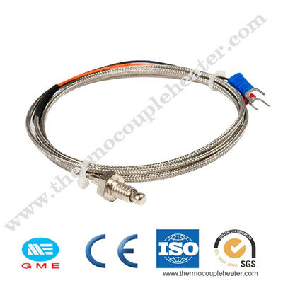 Choque o par termoelétrico do estilo da flange K da ponta de prova da prova SS304