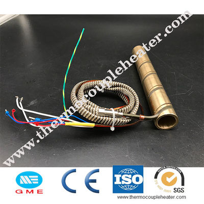 Corredor quente pressionado no calefator de bobina de bronze 220v 230v 240v com par termoelétrico