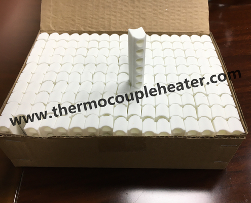 Faixa cerâmica elétrica Heater Steatite Insulator 6 furos