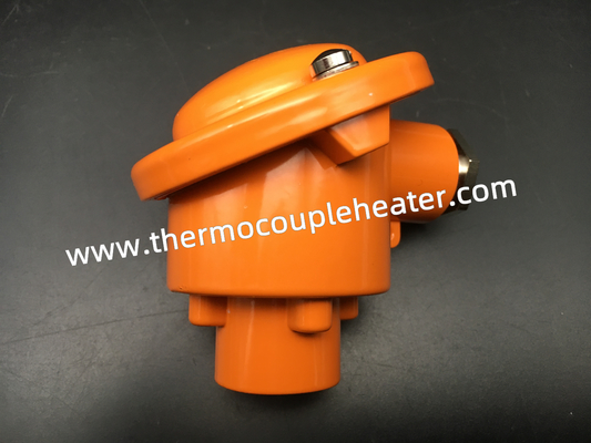 Tipo moldado personalizado KD do conector de par termoelétrico do alumínio dado alaranjado