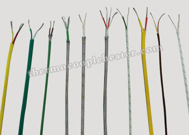 Fio de compesação isolado fibra de vidro do par termoeléctrico de aço inoxidável de FB+FB+SS