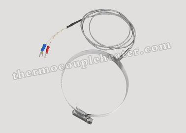 Tipo K do par termoeléctrico da braçadeira de tubulação da aro dos SS para a indústria química do petróleo