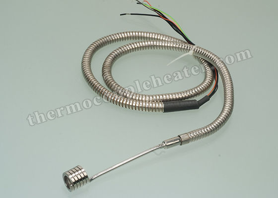 304 316 calefatores de bobina de aço inoxidável, calefator quente do molde do corredor de 4.2x2.2mm com par termoeléctrico