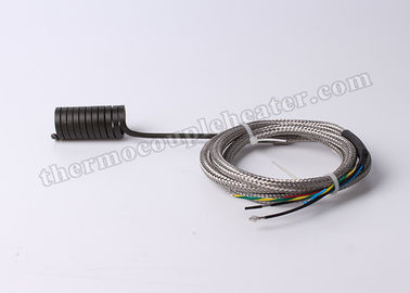 Calefatores de bobina quentes industriais do corredor com par termoelétrico J, micro calefator tubular