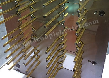Serpentina de aquecimento quente do corredor da mola IP65 industrial com tipo par termoeléctrico de K