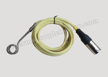 Serpentina de aquecimento elétrica de alta pressão de modelação por injeção da resistência 4.2x2.2mm com tomada masculina