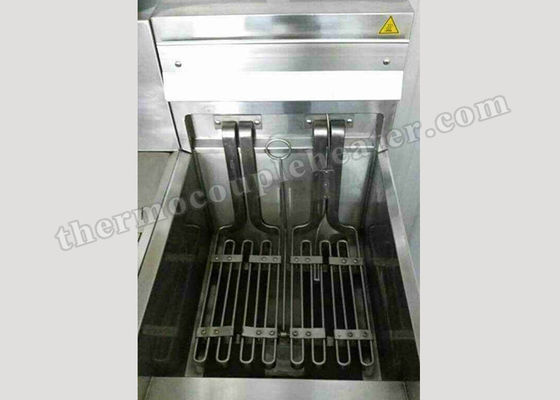 O aquecedor de água elétrico tubular da imersão para a ebulição do óleo/galinha lasca a fritura