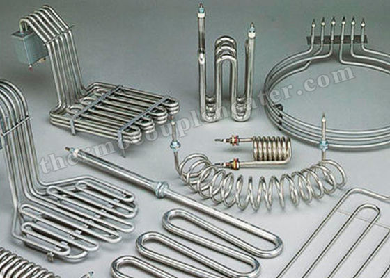 6.6mm ~ elementos de aquecimento tubulares formados de aço inoxidável do diâmetro de 25mm