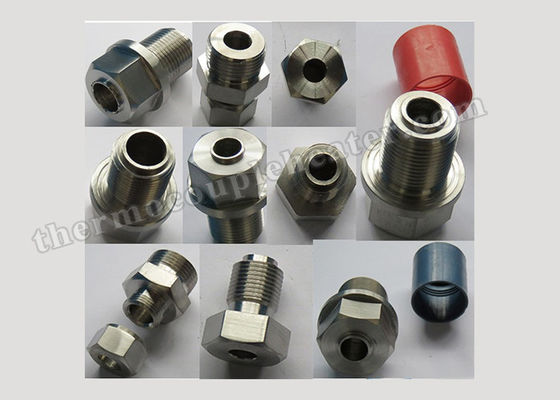 Componentes do par termoeléctrico da medida da temperatura, encaixes da compressão do par termoeléctrico