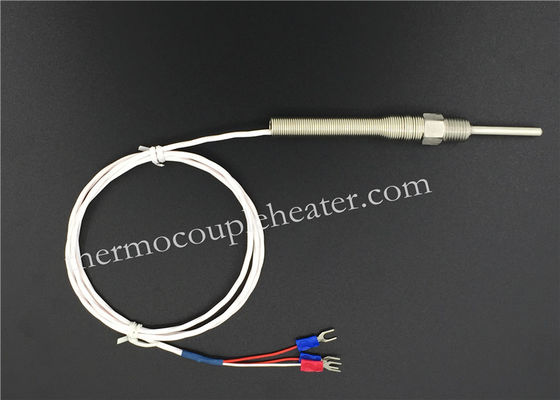 sensor de temperatura da RTD Pt100 do parafuso da ponta de prova 316SS com fio do PTFE
