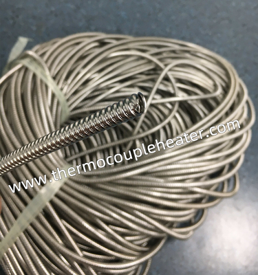 Tubulação de aço inoxidável da proteção da mangueira para o diâmetro interno 6mm de Heater Cable