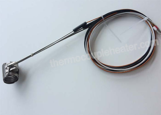 Calefatores de bobina da braçadeira axial mini com o par termoeléctrico no bocal 240V/268W