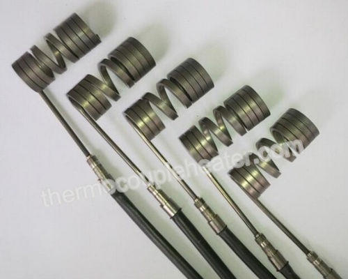 calefator de bobina quente do corredor da RTD do par termoelétrico da mola de 3x3Mm com tubo de bronze