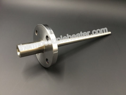 Tubo de aço inoxidável Thermowell da proteção do par termoelétrico com a flange DN25