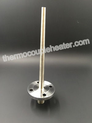 Tubo de aço inoxidável Thermowell da proteção do par termoelétrico com a flange DN25
