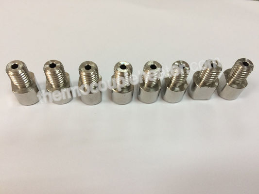 Tomada de aço inoxidável em linha reta rosqueada do tubo dos acessórios M8 do par termoelétrico