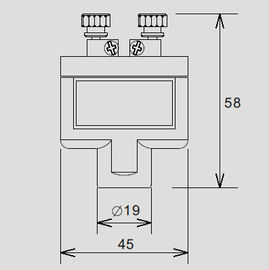 Componente de prata do sensor de temperatura dos TS, elementos de aquecimento industriais de aço inoxidável