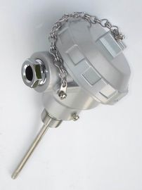 Tipo ponta de prova dos fios K do sensor de temperatura três da RTD SS316 de par termoelétrico