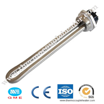 Imersão Heater For Solar Water Heater tubular da flange do NPT de 1 polegada
