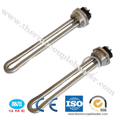 Imersão Heater For Solar Water Heater tubular da flange do NPT de 1 polegada