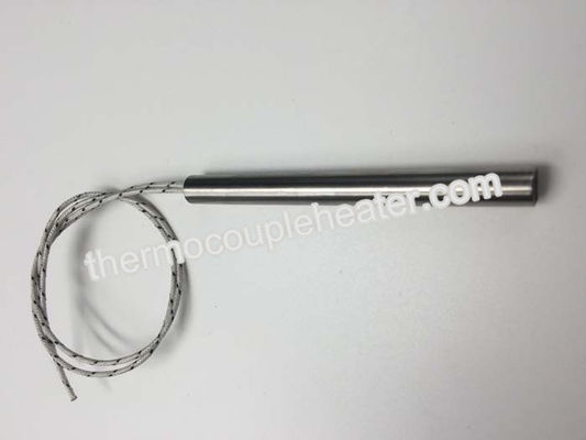 High Precision Cartridge Heaters With Internally Connected Fiberglass Leads , 100mm Length
