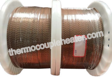 Datilografe o cabo de compesação 24AWG contínuo, padrão americano do par termoelétrico da fibra de vidro de K