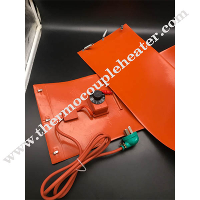 220v 200l calefator de faixa industrial flexível elétrico do cilindro de óleo da borracha de silicone de 55 galões