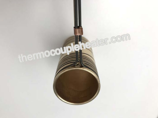 calefator de resistência elétrica de bronze da parede da espessura de 2Mm para o corredor quente da modelação por injeção