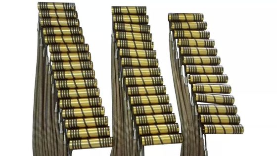 Calefatores bondes de bronze quentes do tubo da modelação por injeção do corredor com par termoelétrico