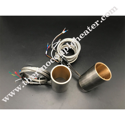 Aquecedor a espiral de moagem a quente de latão com duplo elemento de aquecimento com tampa de aço inoxidável