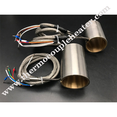 Aquecedor a espiral de moagem a quente de latão com duplo elemento de aquecimento com tampa de aço inoxidável